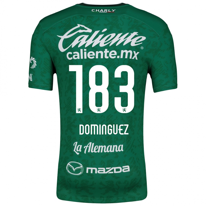 Dětské Jesús Domínguez #183 Zelená Bílá Domů Hráčské Dresy 2024/25 Dres