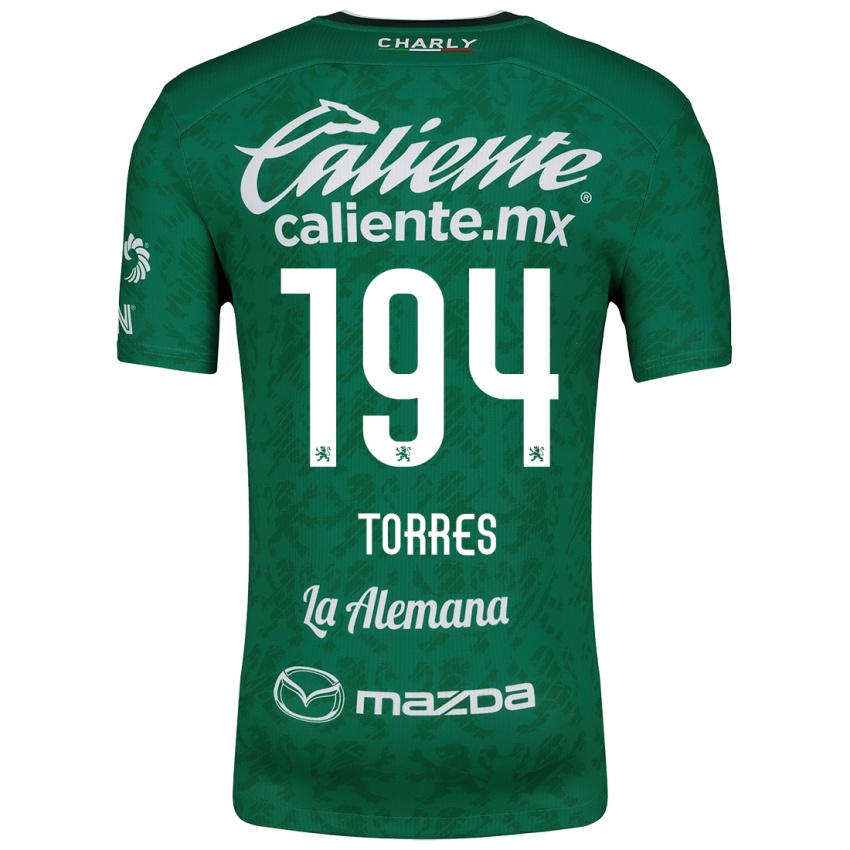 Dětské Erick Torres #194 Zelená Bílá Domů Hráčské Dresy 2024/25 Dres