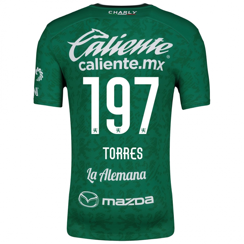 Dětské Erick Torres #197 Zelená Bílá Domů Hráčské Dresy 2024/25 Dres