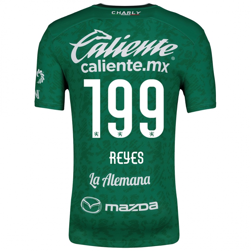 Dětské Jonathan Reyes #199 Zelená Bílá Domů Hráčské Dresy 2024/25 Dres