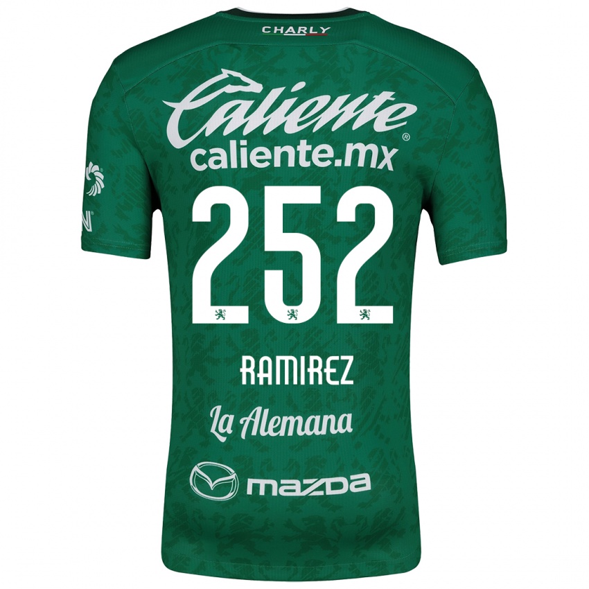 Dětské Luis Ramírez #252 Zelená Bílá Domů Hráčské Dresy 2024/25 Dres