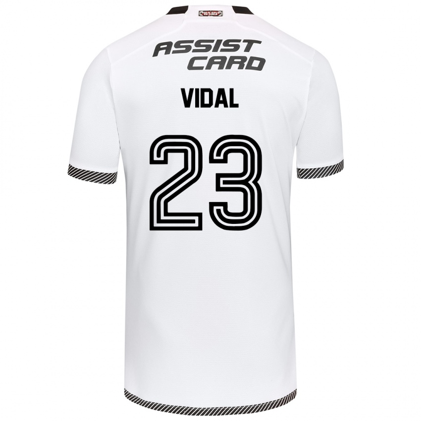 Dětské Arturo Vidal #23 Bílý Černý Domů Hráčské Dresy 2024/25 Dres