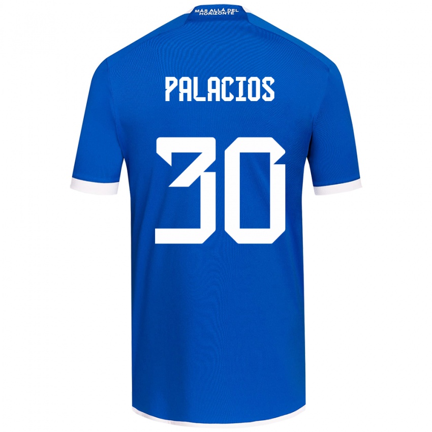 Dětské Cristian Palacios #30 Modrá Bílá Domů Hráčské Dresy 2024/25 Dres