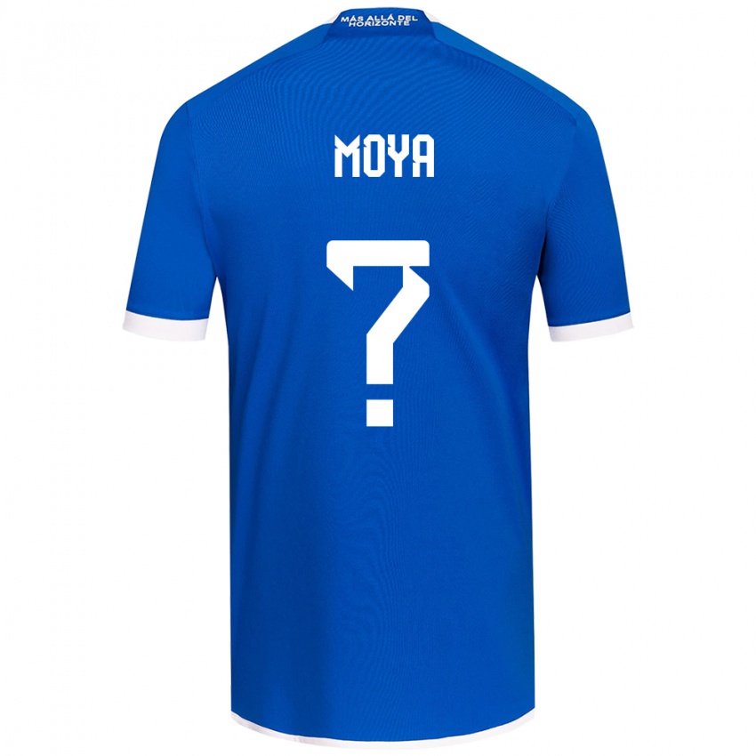 Dětské Flavio Moya #0 Modrá Bílá Domů Hráčské Dresy 2024/25 Dres