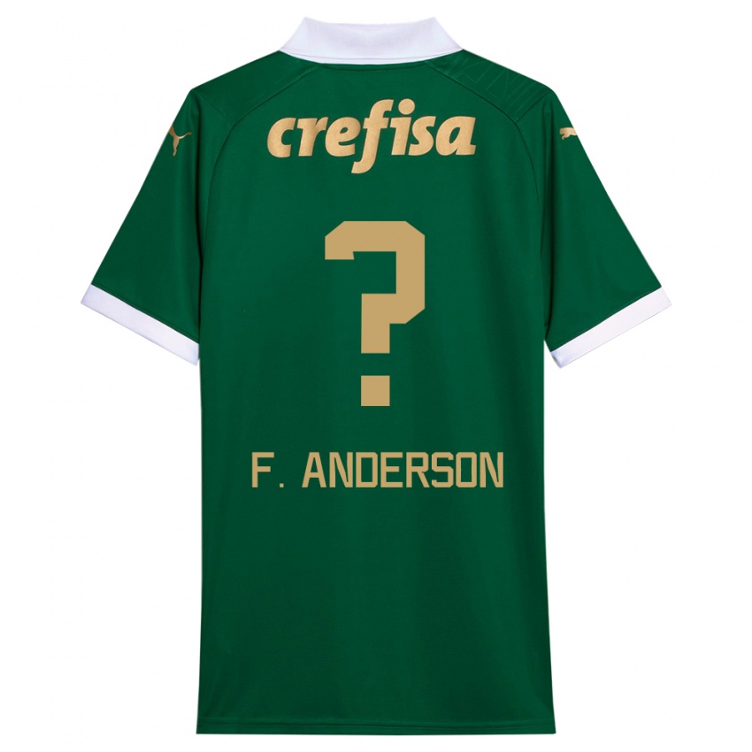 Dětské Felipe Anderson #0 Zelená Bílá Domů Hráčské Dresy 2024/25 Dres