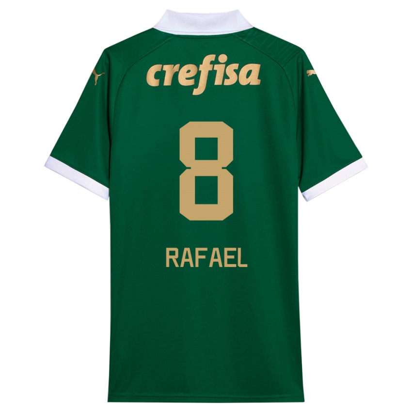 Dětské Ze Rafael #8 Zelená Bílá Domů Hráčské Dresy 2024/25 Dres