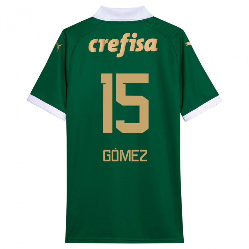 Dětské Gustavo Gomez #15 Zelená Bílá Domů Hráčské Dresy 2024/25 Dres