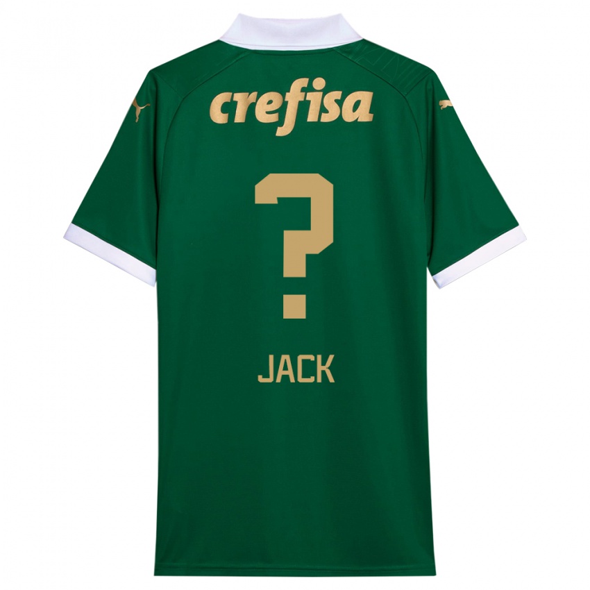 Dětské Fellipe Jack #0 Zelená Bílá Domů Hráčské Dresy 2024/25 Dres