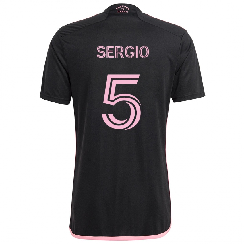 Dětské Sergio Busquets #5 Černá Daleko Hráčské Dresy 2024/25 Dres