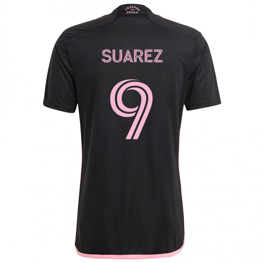 Dětské Luis Suárez #9 Černá Daleko Hráčské Dresy 2024/25 Dres