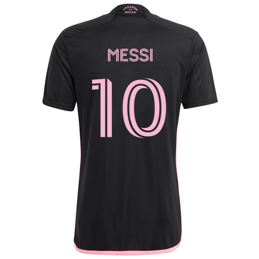 Dětské Lionel Messi #10 Černá Daleko Hráčské Dresy 2024/25 Dres