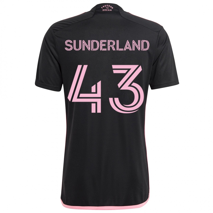 Dětské Lawson Sunderland #43 Černá Daleko Hráčské Dresy 2024/25 Dres