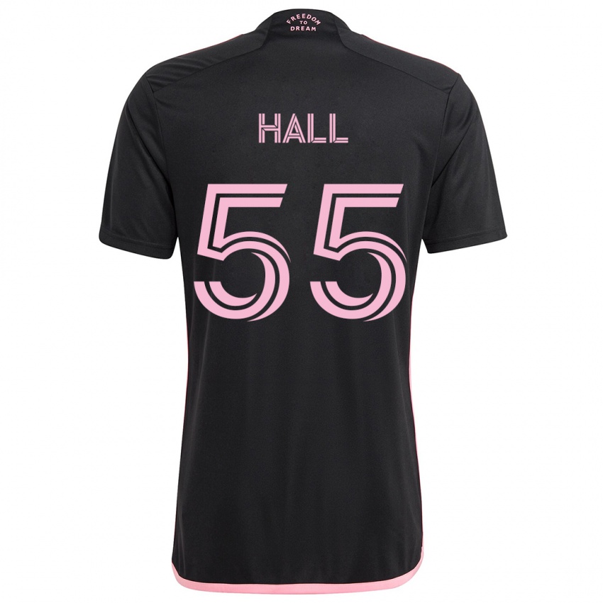 Dětské Tyler Hall #55 Černá Daleko Hráčské Dresy 2024/25 Dres