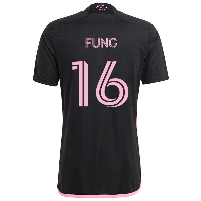 Dětské Victor Fung #16 Černá Daleko Hráčské Dresy 2024/25 Dres