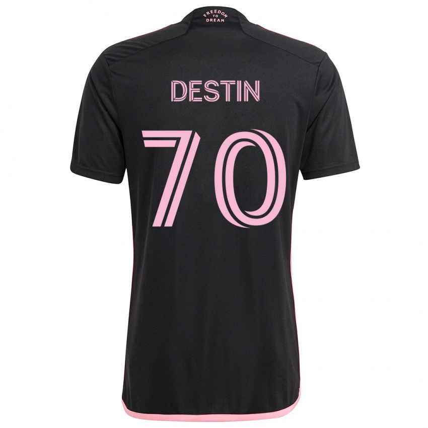 Dětské Bryan Destin #70 Černá Daleko Hráčské Dresy 2024/25 Dres