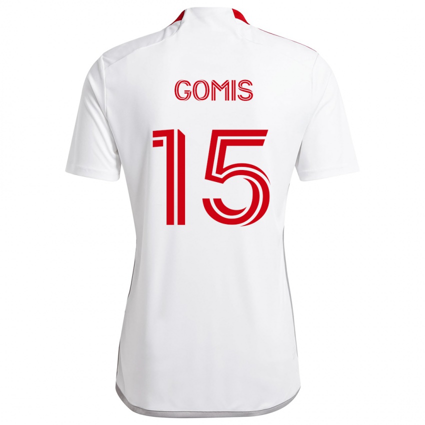 Dětské Nicksoen Gomis #15 Bílá Červená Daleko Hráčské Dresy 2024/25 Dres