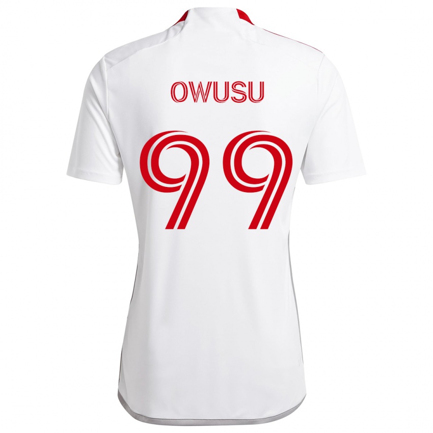 Dětské Prince Osei Owusu #99 Bílá Červená Daleko Hráčské Dresy 2024/25 Dres