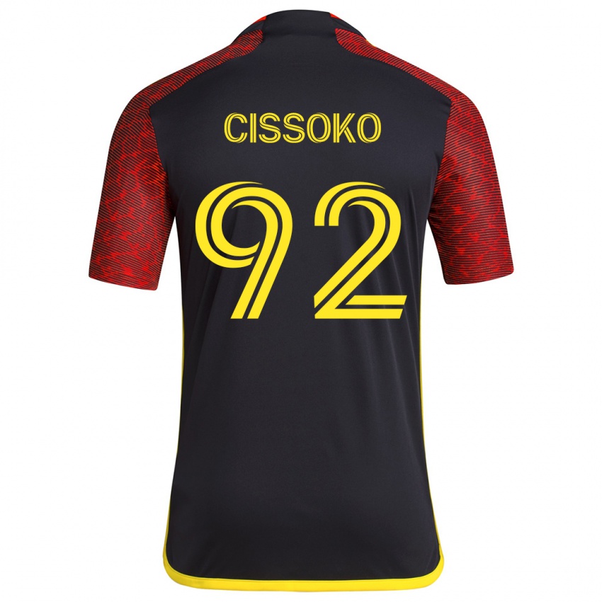 Dětské Abdoulaye Cissoko #92 Červená Černá Daleko Hráčské Dresy 2024/25 Dres