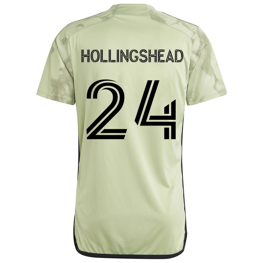 Dětské Ryan Hollingshead #24 Světle Zelená Daleko Hráčské Dresy 2024/25 Dres