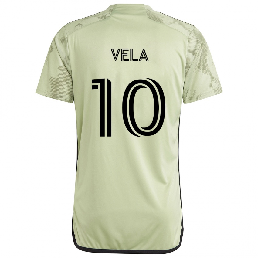 Dětské Carlos Vela #10 Světle Zelená Daleko Hráčské Dresy 2024/25 Dres