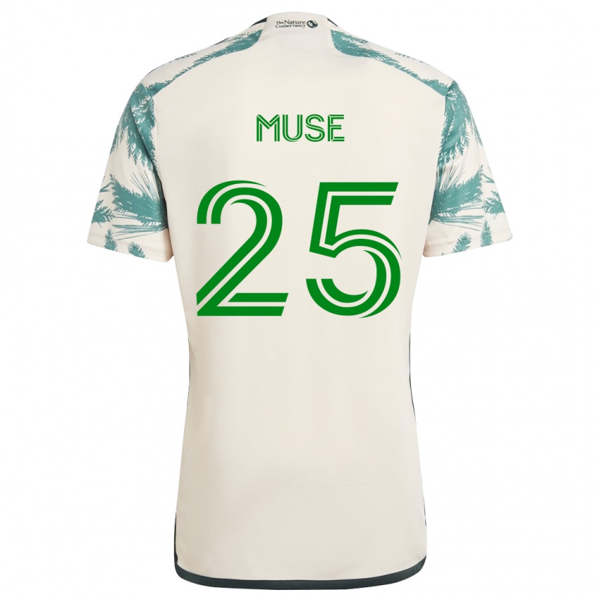 Dětské Trey Muse #25 Béžová Hnědá Daleko Hráčské Dresy 2024/25 Dres