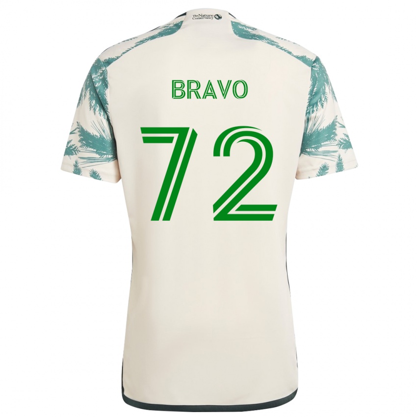 Dětské Julian Bravo #72 Béžová Hnědá Daleko Hráčské Dresy 2024/25 Dres