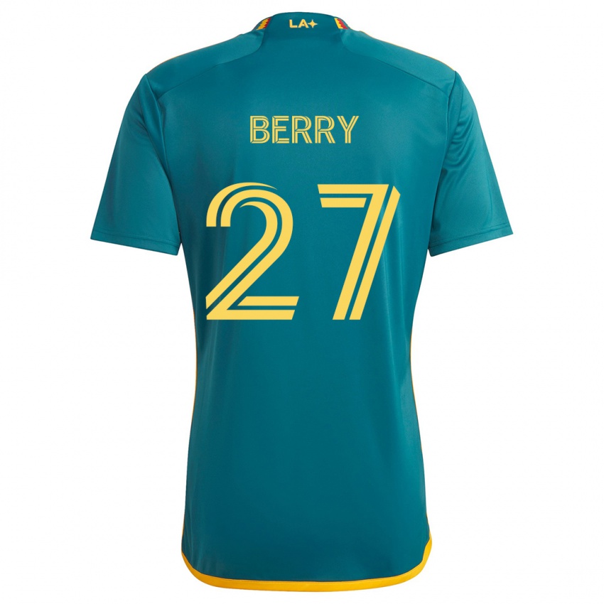 Dětské Miguel Berry #27 Zelená Žlutá Daleko Hráčské Dresy 2024/25 Dres