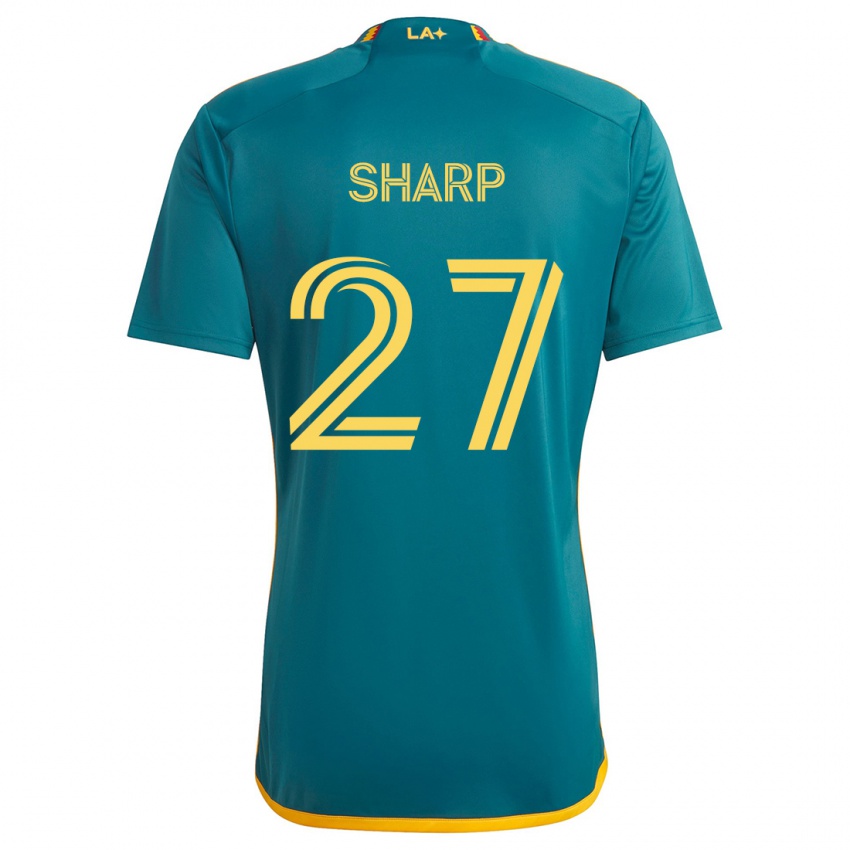 Dětské Billy Sharp #27 Zelená Žlutá Daleko Hráčské Dresy 2024/25 Dres