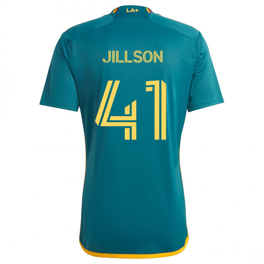 Dětské Simon Jillson #41 Zelená Žlutá Daleko Hráčské Dresy 2024/25 Dres