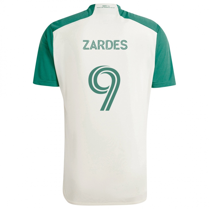 Dětské Gyasi Zardes #9 Žluté Barvy Zelená Daleko Hráčské Dresy 2024/25 Dres