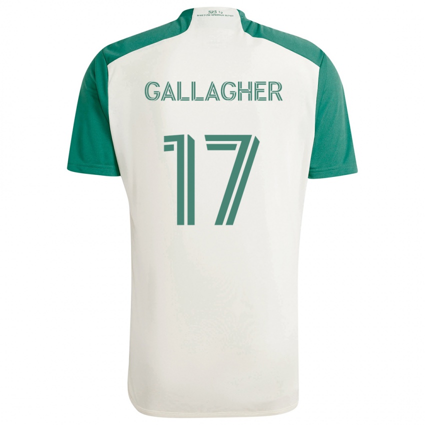 Dětské Jon Gallagher #17 Žluté Barvy Zelená Daleko Hráčské Dresy 2024/25 Dres