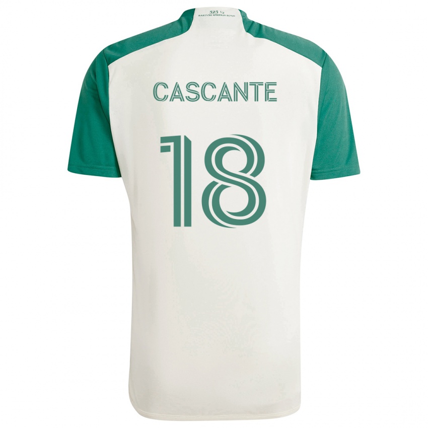 Dětské Julio Cascante #18 Žluté Barvy Zelená Daleko Hráčské Dresy 2024/25 Dres