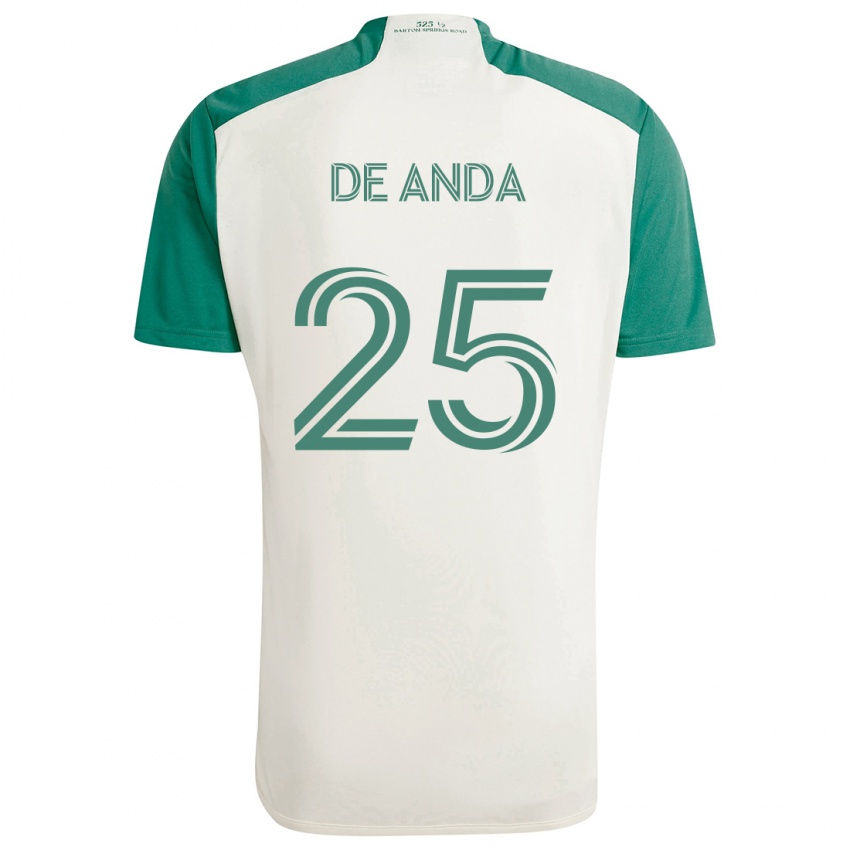 Dětské Anthony De Anda #25 Žluté Barvy Zelená Daleko Hráčské Dresy 2024/25 Dres