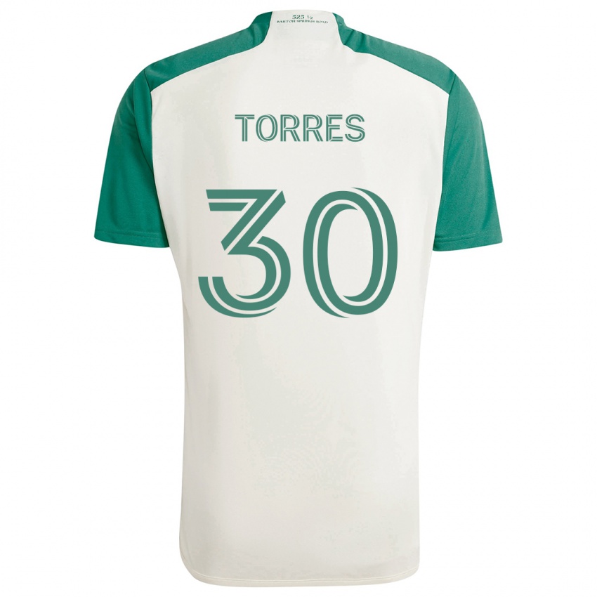 Dětské Ervin Torres #30 Žluté Barvy Zelená Daleko Hráčské Dresy 2024/25 Dres