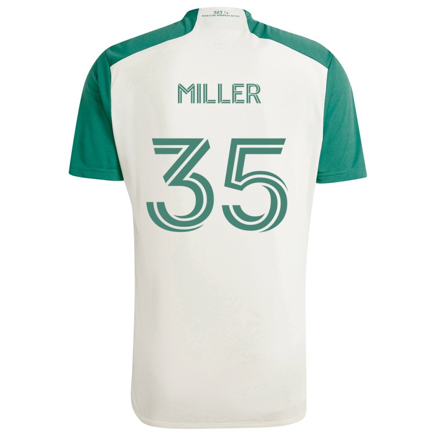 Dětské Mason Miller #35 Žluté Barvy Zelená Daleko Hráčské Dresy 2024/25 Dres