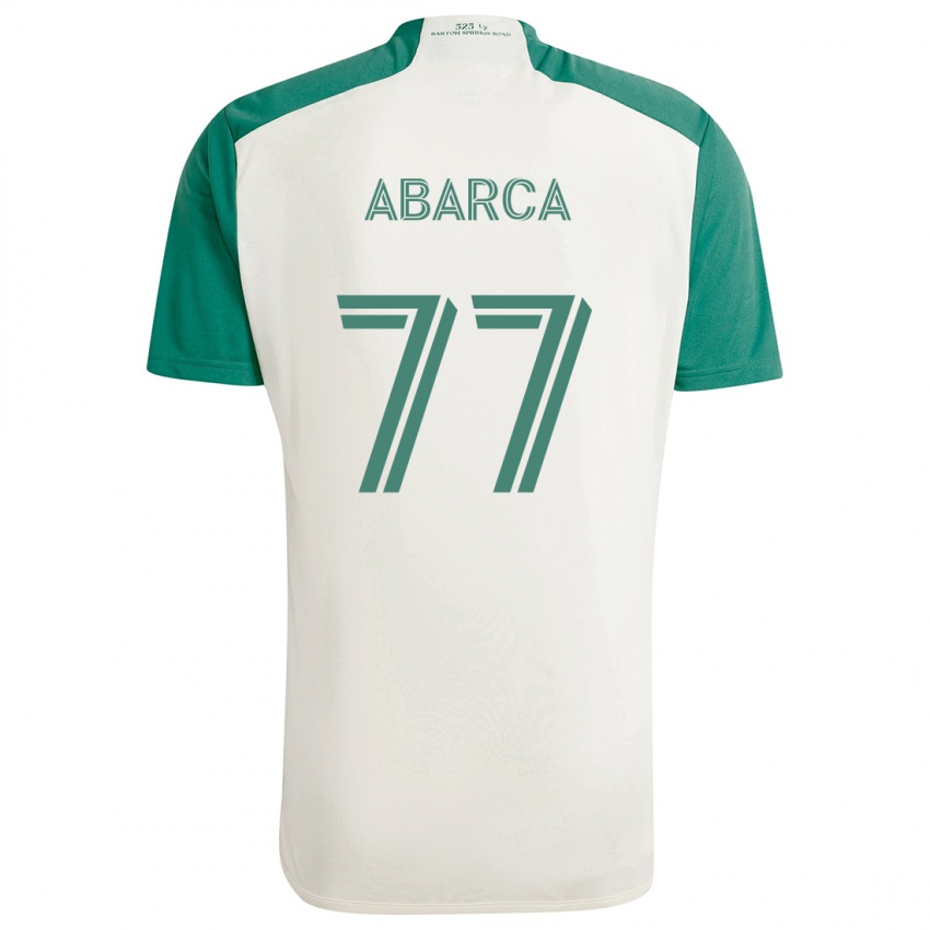 Dětské Diego Abarca #77 Žluté Barvy Zelená Daleko Hráčské Dresy 2024/25 Dres