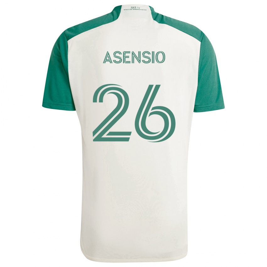 Dětské Charlie Asensio #26 Žluté Barvy Zelená Daleko Hráčské Dresy 2024/25 Dres