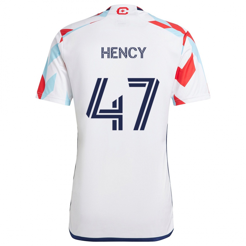 Dětské Billy Hency #47 Bílá Červená Modrá Daleko Hráčské Dresy 2024/25 Dres