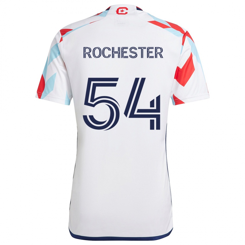 Dětské Lamonth Rochester #54 Bílá Červená Modrá Daleko Hráčské Dresy 2024/25 Dres