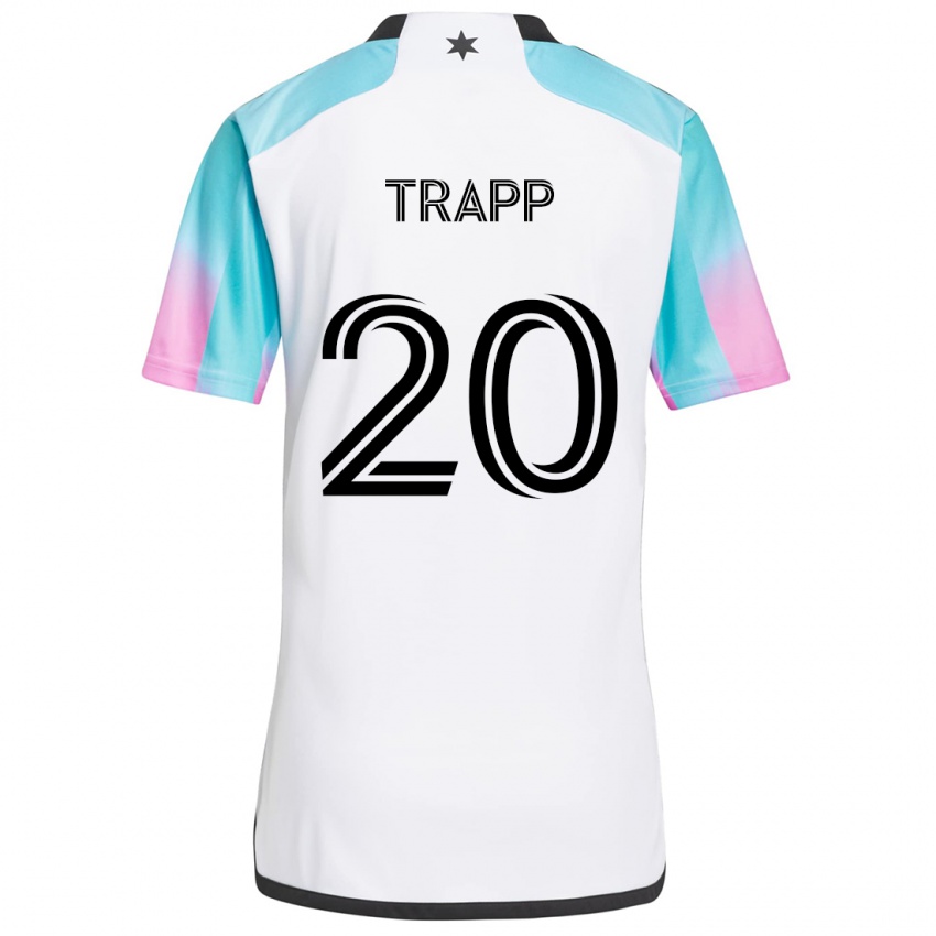 Dětské Wil Trapp #20 Bílá Modrá Černá Daleko Hráčské Dresy 2024/25 Dres