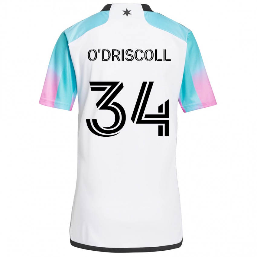 Dětské Rory O'driscoll #34 Bílá Modrá Černá Daleko Hráčské Dresy 2024/25 Dres