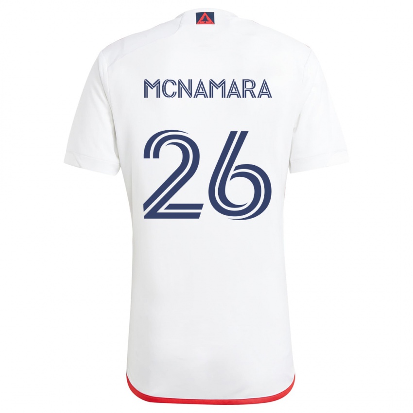 Dětské Tommy Mcnamara #26 Bílá Červená Daleko Hráčské Dresy 2024/25 Dres