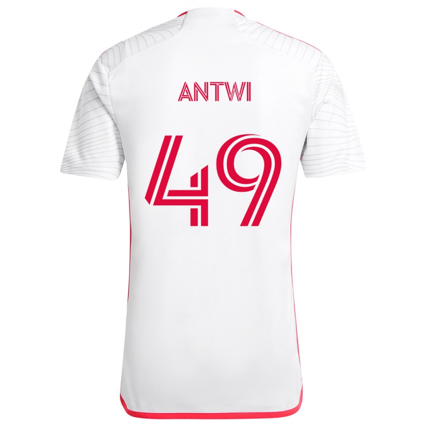 Dětské Seth Antwi #49 Bílá Červená Daleko Hráčské Dresy 2024/25 Dres