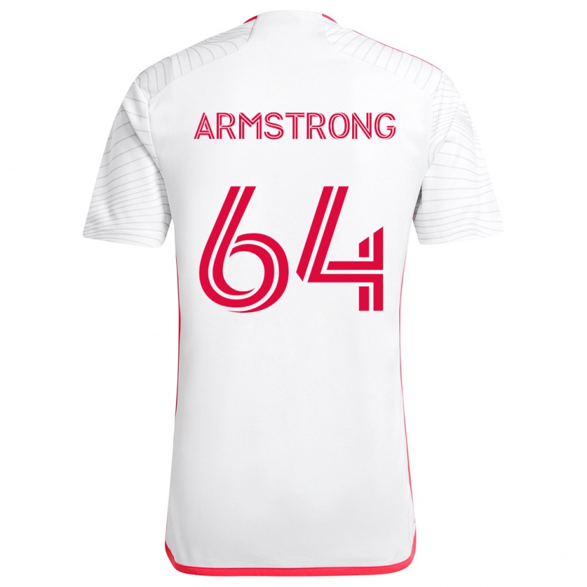 Dětské Dida Armstrong #64 Bílá Červená Daleko Hráčské Dresy 2024/25 Dres