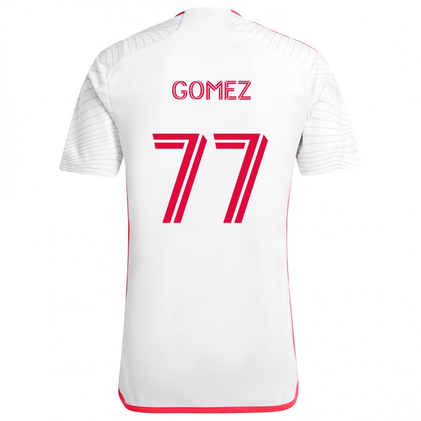 Dětské Sam Gomez #77 Bílá Červená Daleko Hráčské Dresy 2024/25 Dres