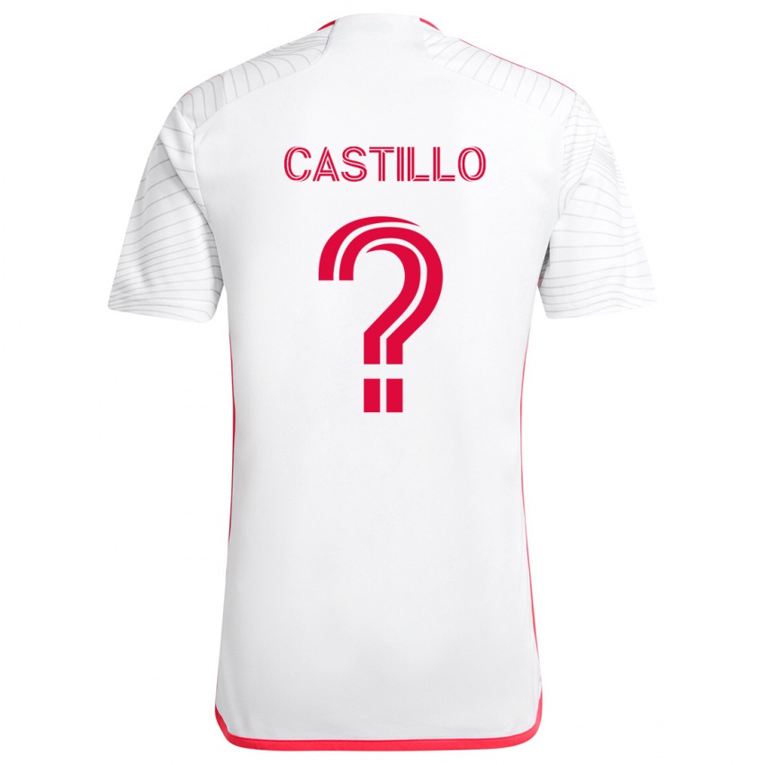 Dětské Jayson Castillo #0 Bílá Červená Daleko Hráčské Dresy 2024/25 Dres