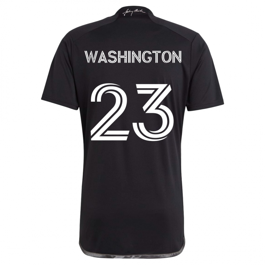 Dětské Taylor Washington #23 Černá Daleko Hráčské Dresy 2024/25 Dres