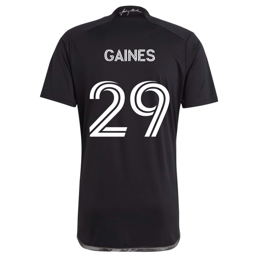 Dětské Julian Gaines #29 Černá Daleko Hráčské Dresy 2024/25 Dres