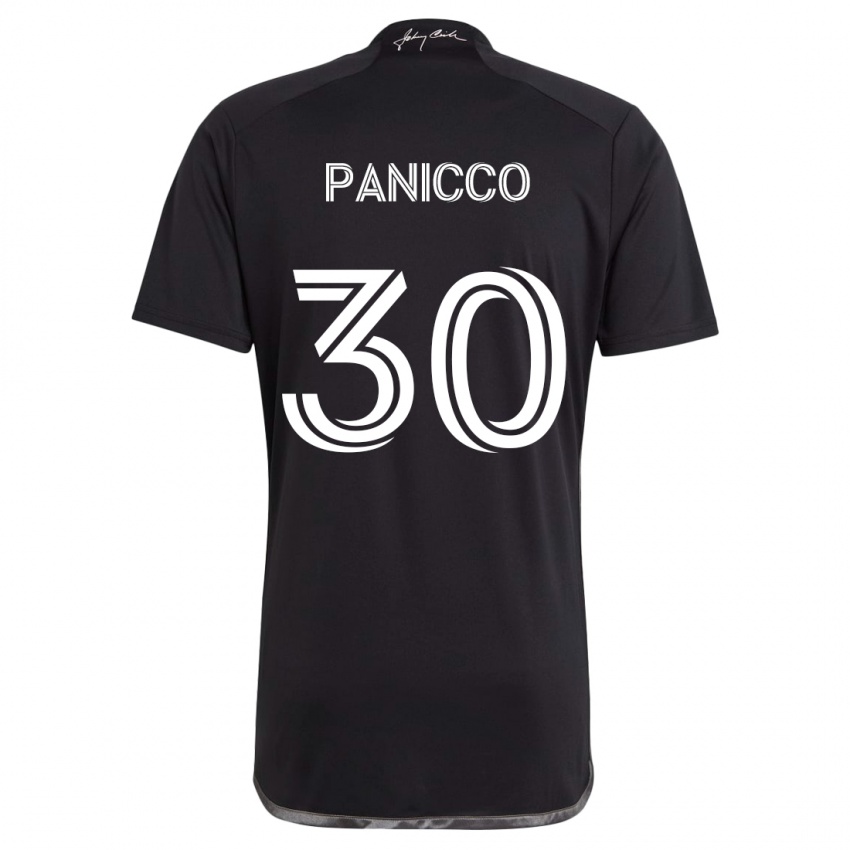 Dětské Elliot Panicco #30 Černá Daleko Hráčské Dresy 2024/25 Dres