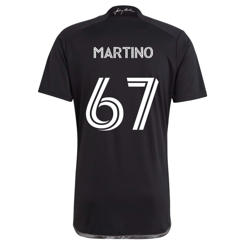 Dětské Ben Martino #67 Černá Daleko Hráčské Dresy 2024/25 Dres